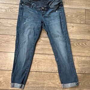 H&M Dark Blue Ankle Jeans